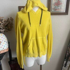 Vintage Ralph Lauren Preppy Sporty Knit Yellow  Hoodie